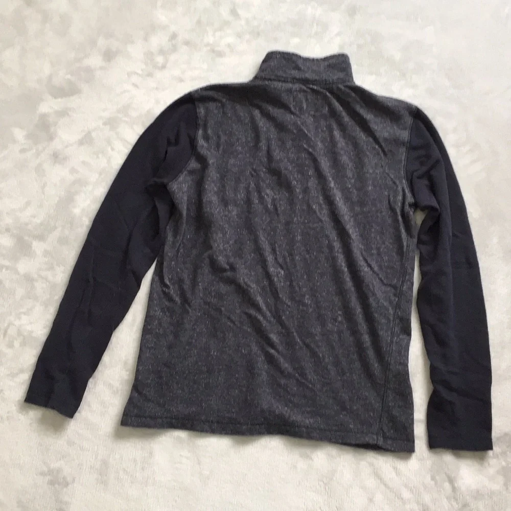 Washed Stoned & Beaten Heathered Knit Sweater QZIP